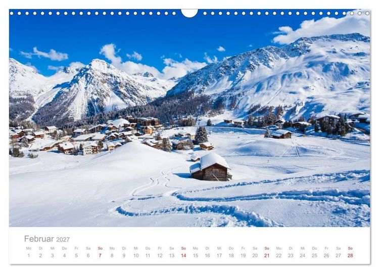 Produktbild: Reise durch die SCHWEIZ (Wandkalender 2027 DIN A3 quer), CALVENDO Monatskalender