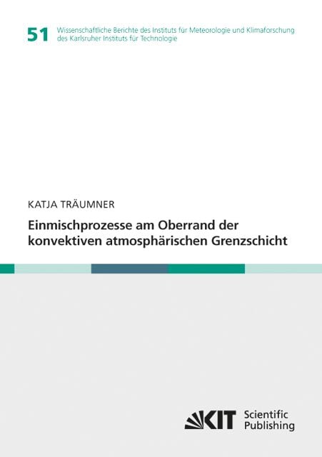 Produktbild: Einmischprozesse am Oberrand der konvektiven atmosph&auml;rischen Grenzschicht
