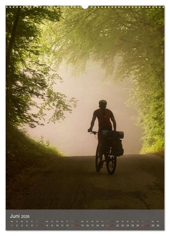 Produktbild: Fahrradfahren (hochwertiger Premium Wandkalender 2026 DIN A2 hoch), Kunstdruck in Hochglanz