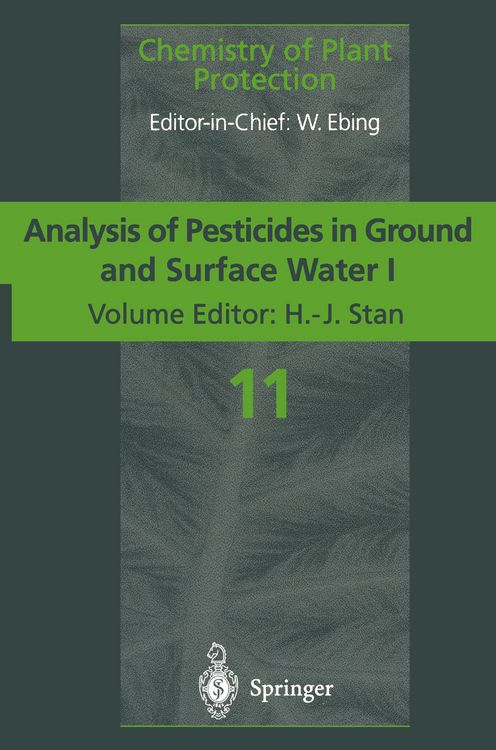 Produktbild: Analysis of Pesticides in Ground and Surface Water I