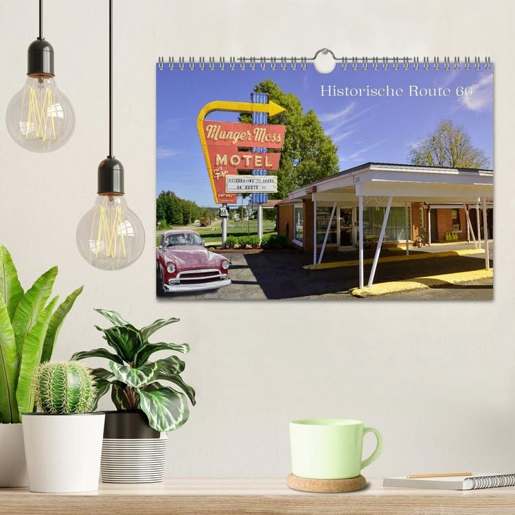 Produktbild: Historic Route 66 - National Scenic Byway (Wandkalender 2026 DIN A4 quer), CALVENDO Monatskalender