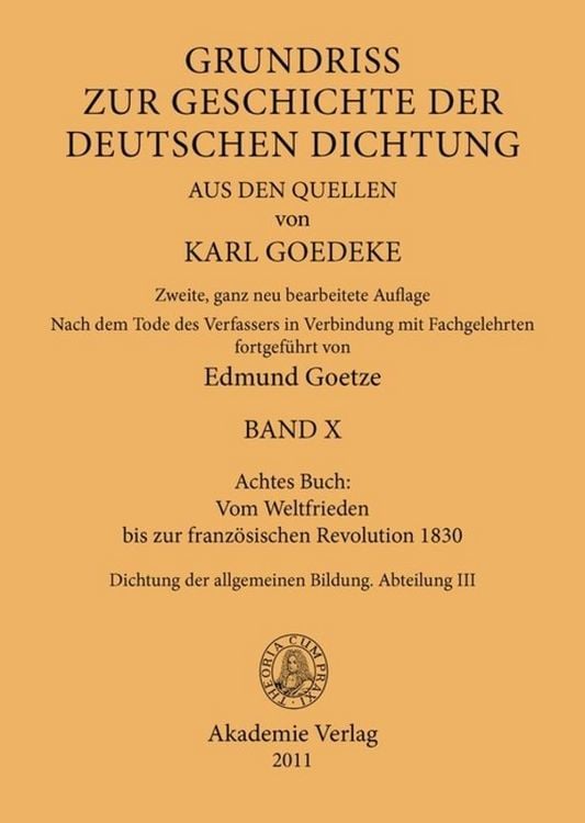 Produktbild: Achtes Buch: Vom Weltfrieden bis zur franz&ouml;sischen Revolution 1830