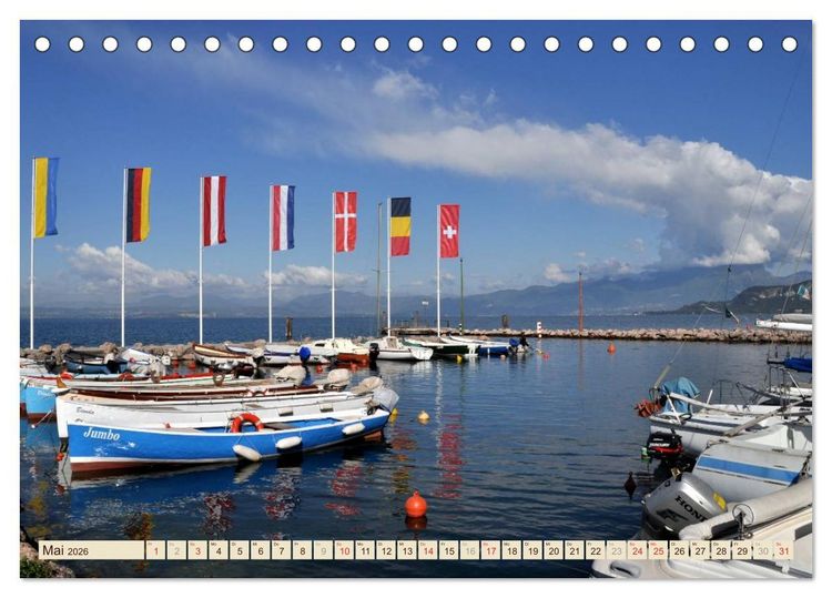 Produktbild: Impressionen vom Gardasee (Tischkalender 2026 DIN A5 quer), CALVENDO Monatskalender