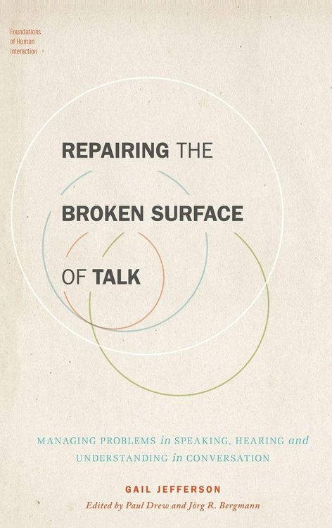 Produktbild: Repairing the Broken Surface of Talk