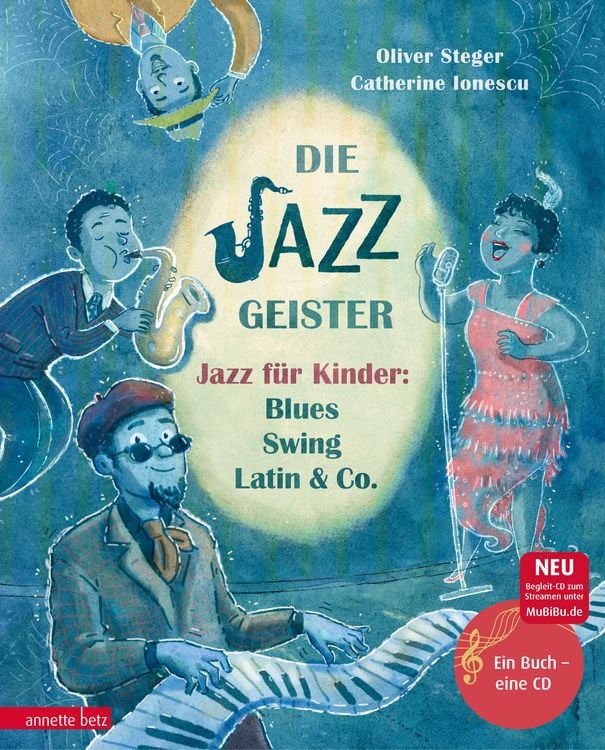 Produktbild: Die Jazzgeister (Das musikalische Bilderbuch mit CD und zum Streamen)