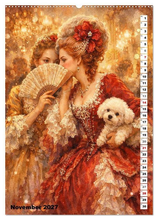 Produktbild: Glanz des Rokoko (hochwertiger Premium Wandkalender 2027 DIN A2 hoch), Kunstdruck in Hochglanz