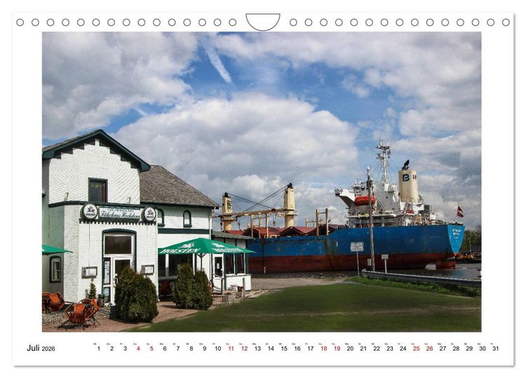 Produktbild: Zwischen Hochdonn & Brunsb&uuml;ttel: P&ouml;tte gucken am Kanal (Wandkalender 2026 DIN A4 quer), CALVENDO Monatskalender