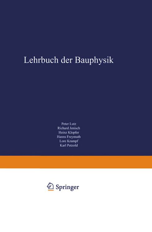 Produktbild: Lehrbuch der Bauphysik