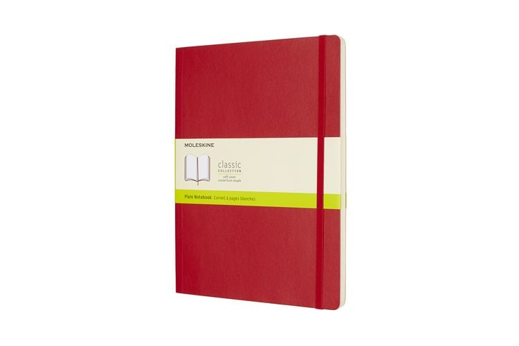 Produktbild: MOLESKINE NOTIZBUCH XL, BLANKO, SOFT COVER, SCHARLACHROT