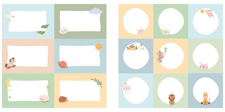 Produktbild: 333 Sticker &ndash;&nbsp;Hallo Baby: Etiketten und Aufkleber mit beschreibbarer Oberfl&auml;che