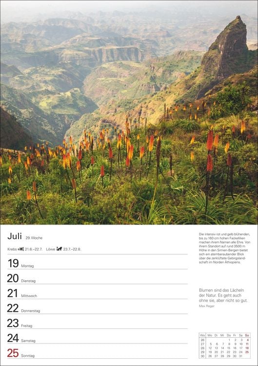 Produktbild: Natursch&auml;tze Afrikas Wochenplaner 2027 - Eine Reise in 53 Bildern