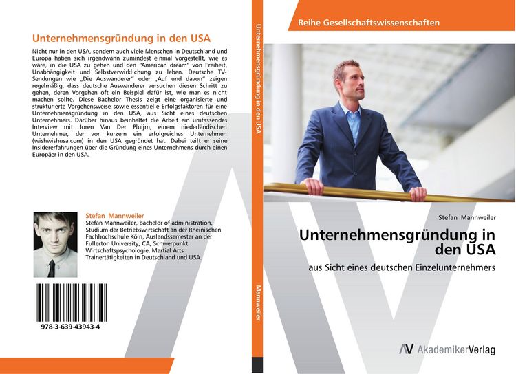 Produktbild: Unternehmensgr&uuml;ndung in den USA