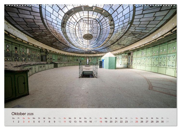 Produktbild: Lost Places - verlassen und vergessen (hochwertiger Premium Wandkalender 2026 DIN A2 quer), Kunstdruck in Hochglanz