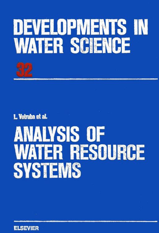 Produktbild: Analysis of Water Resource Systems