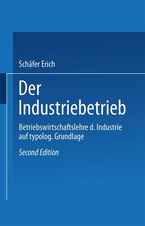 Produktbild: Der Industriebetrieb