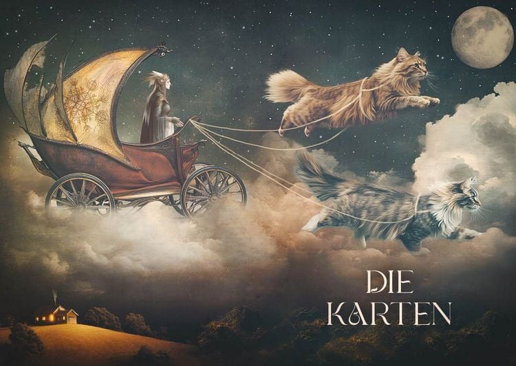Produktbild: Orakel-Kartenset: Katzen-Orakel