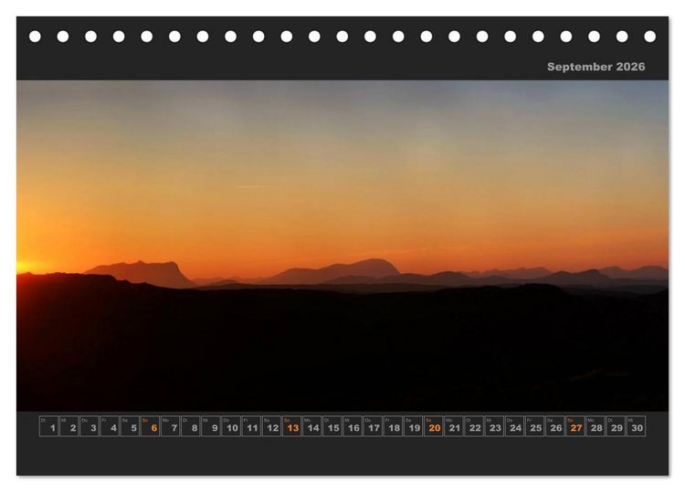 Produktbild: Schottland - Land der Legenden (Tischkalender 2026 DIN A5 quer), CALVENDO Monatskalender