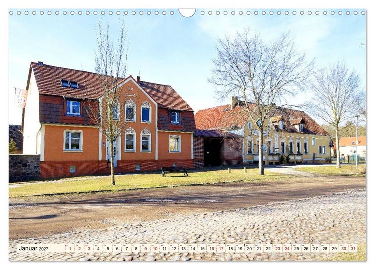 Produktbild: Brandenburg - Drei D&ouml;rfer im Naturpark Nuthe-Nieplitz - Fresdorf, St&uuml;cken, K&ouml;rzin (Wandkalender 2027 DIN A3 quer), CALVENDO Monatskalender