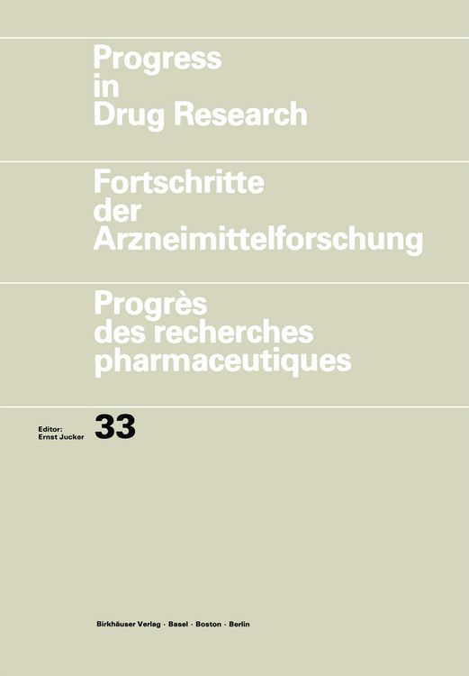 Produktbild: Progress in Drug Research