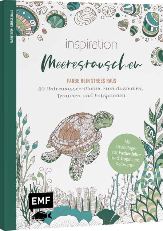 Produktbild: Inspiration Meeresrauschen | 50 Unterwasser-Motive zum Ausmalen, Tr&auml;umen und Entspannen