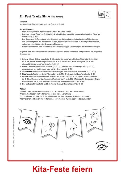 Produktbild: Kita aktiv Projektmappe Sinne