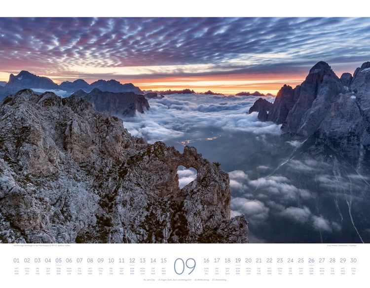Produktbild: Bergwelt Dolomiten Kalender 2027