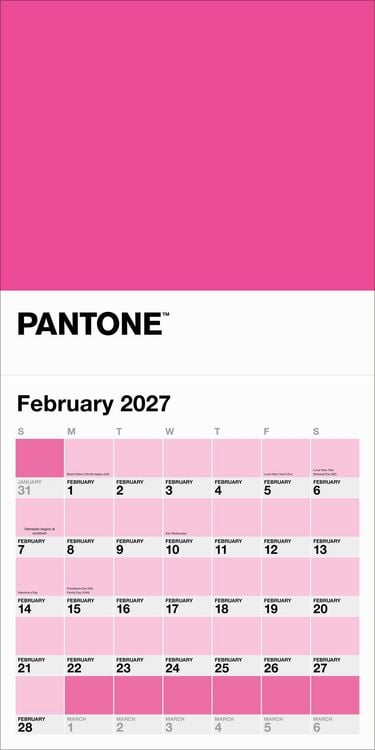Produktbild: Pantone(tm) Wall Calendar 2027