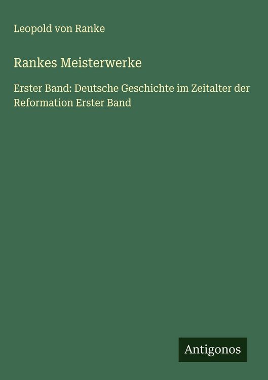 Produktbild: Rankes Meisterwerke