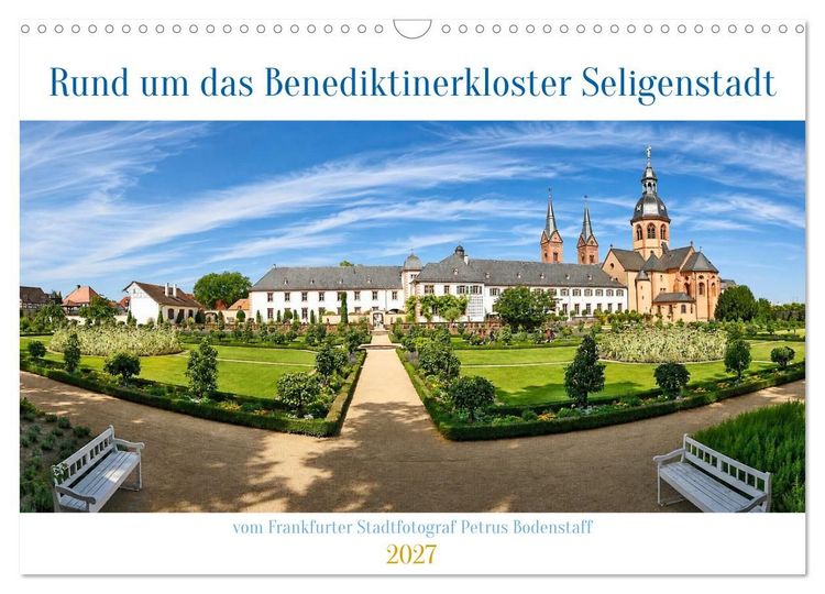 Produktbild: Rund um das Benediktinerkloster Seligenstadt (Wandkalender 2027 DIN A3 quer), CALVENDO Monatskalender