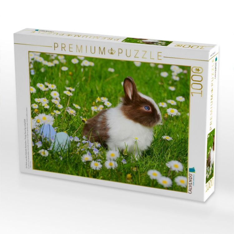 Produktbild: CALVENDO Puzzle Ein Motiv aus dem Kalender Kaninchen. Putzig, flauschig und geliebt | 1000 Teile Lege-Gr&ouml;&szlig;e 64x48cm Foto-Puzzle f&uuml;r gl&uuml;ckliche Stunden