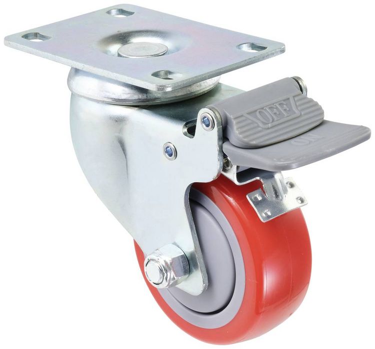 Produktbild: TOOLCRAFT TO-7935651 Schwerlast-Rad Rad-Durchmesser: 76mm Tragf&auml;higkeit (max.): 100kg 1St.