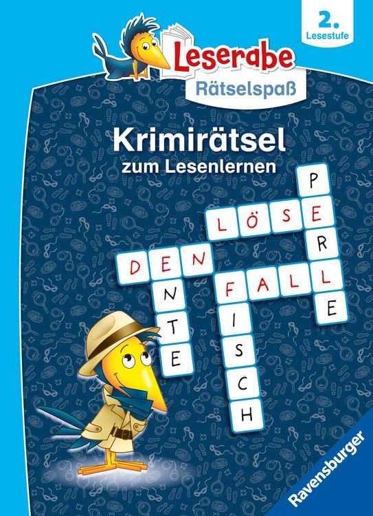 Produktbild: Leserabe Rätselspaß - Krimirätsel zum Lesenlernen (2. Lesestufe)