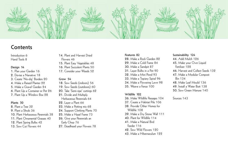 Produktbild: Fifty Things to Do in the Garden