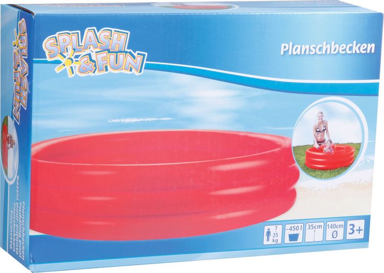 Produktbild: Splash & Fun Pool uni # 140 x 35 cm