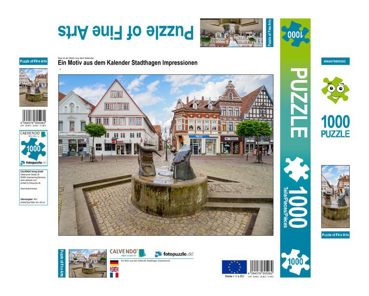 Produktbild: CALVENDO Puzzle Ein Motiv aus dem Kalender Stadthagen Impressionen | 1000 Teile Lege-Gr&ouml;&szlig;e 64x48cm Foto-Puzzle f&uuml;r gl&uuml;ckliche Stunden