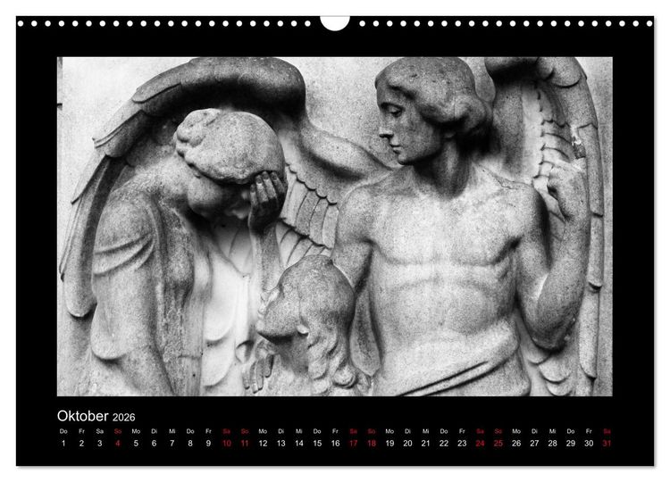 Produktbild: Die Engel von Melaten (Wandkalender 2026 DIN A3 quer), CALVENDO Monatskalender