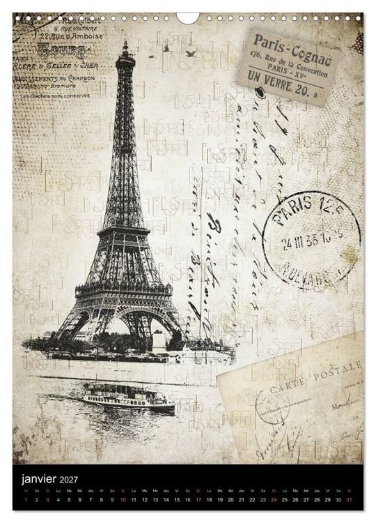 Produktbild: Le coffre vintage (Calendrier mural 2027 DIN A3 horizontal), CALVENDO calendrier mensuel