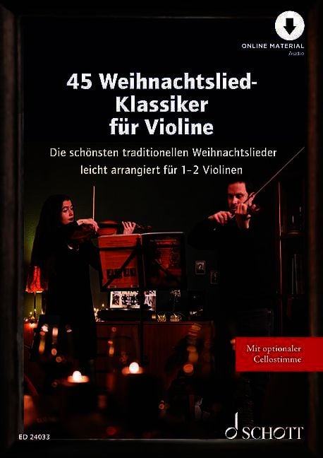 Produktbild: 45 Weihnachtslied-Klassiker für Violine
