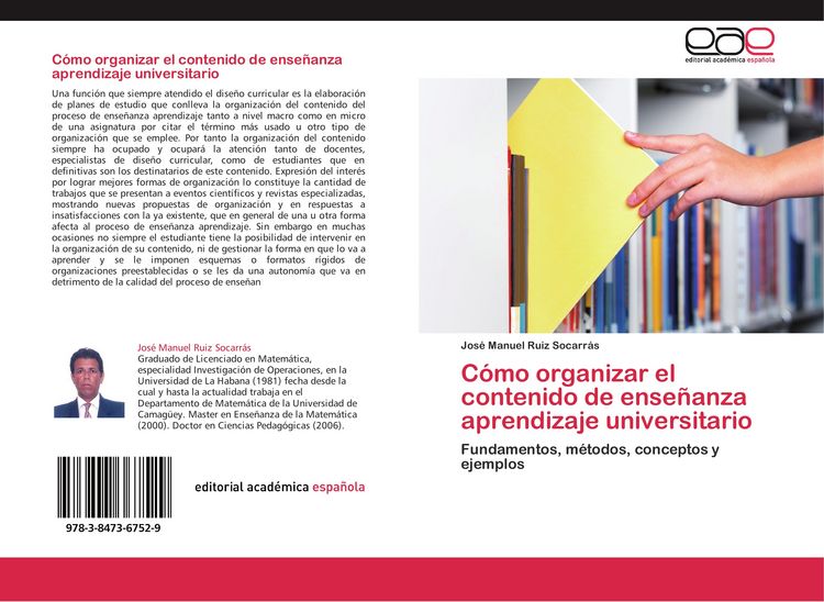 Produktbild: C&oacute;mo organizar el contenido de ense&ntilde;anza aprendizaje universitario