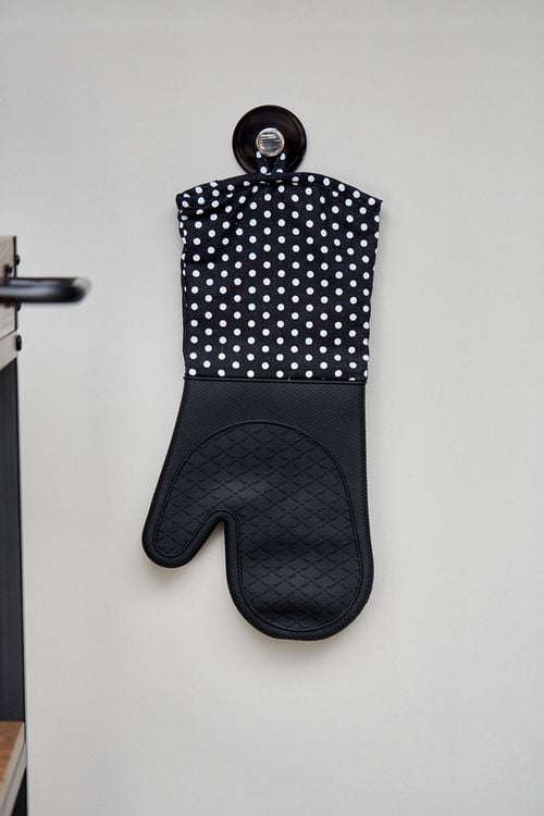 Produktbild: Topfhandschuhe Silikon Schwarz, 1 Paar