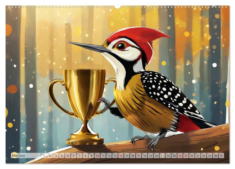 Produktbild: Tierische Metaphern (hochwertiger Premium Wandkalender 2026 DIN A2 quer), Kunstdruck in Hochglanz