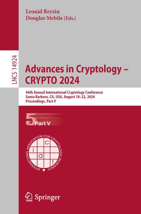 Produktbild: Advances in Cryptology - CRYPTO 2024