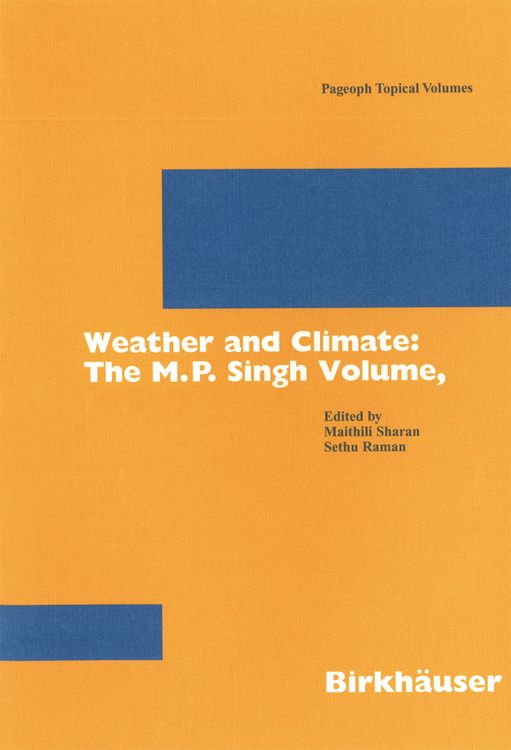 Produktbild: Weather and Climate: the M.P. Singh Volume, Part 1