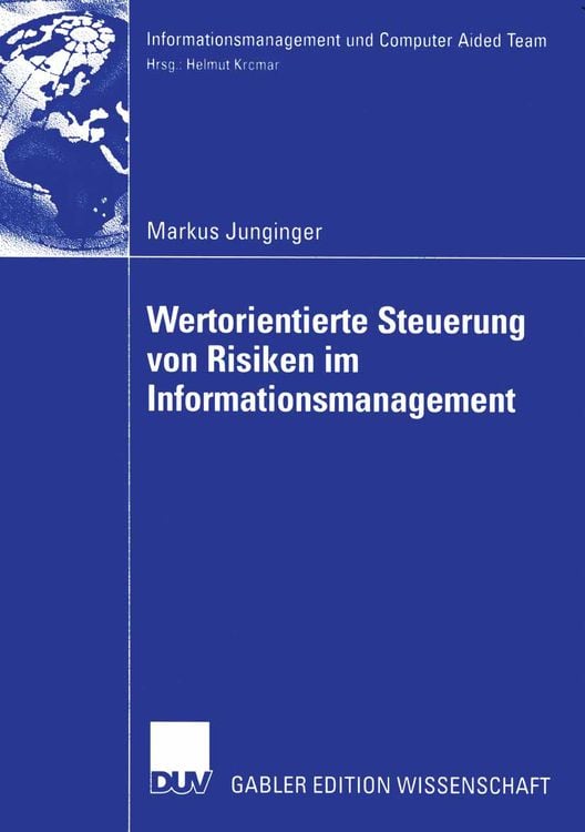 Produktbild: Wertorientierte Steuerung von Risiken im Informationsmanagement