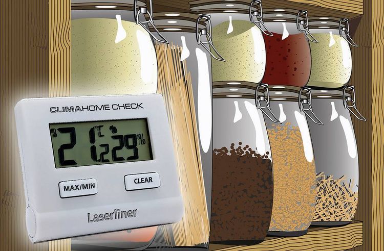 Produktbild: Laserliner ClimaHome-Check Luftfeuchtigkeits- und Temperaturdatenlogger