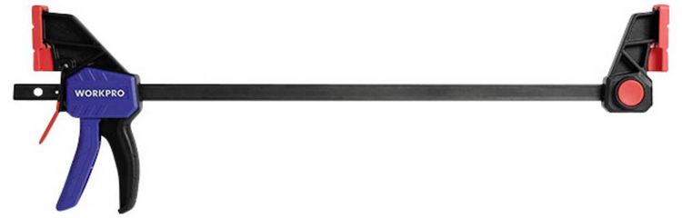 Produktbild: WorkPro WP232041 Einhandzwinge Produktabmessung, L&auml;nge: 450mm