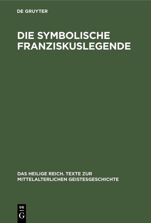 Produktbild: Die symbolische Franziskuslegende