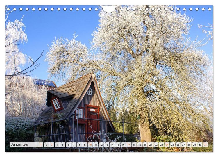 Produktbild: Momente im Garten (Wandkalender 2027 DIN A4 quer), CALVENDO Monatskalender