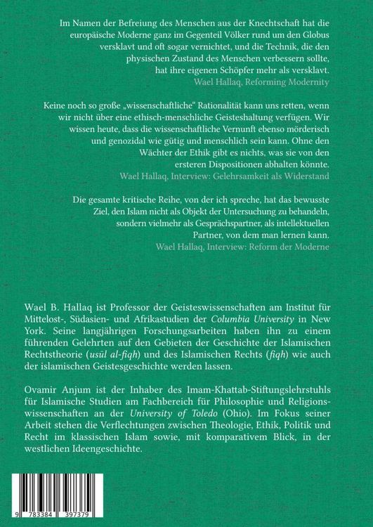 Produktbild: &Uuml;ber Orientalismus, Moderne, Staat und Islam