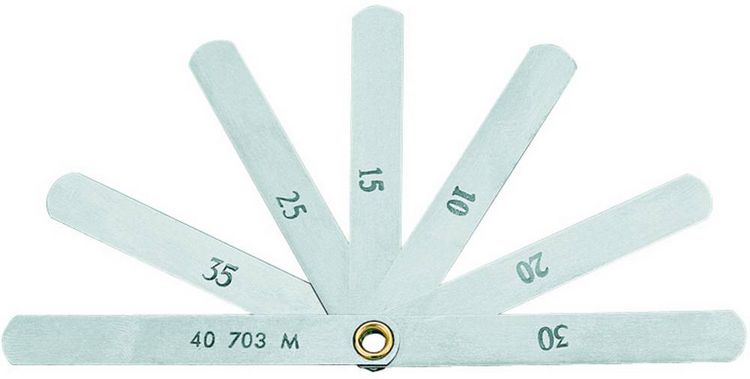Produktbild: Gedore 703M 6549140 F&uuml;hlerlehre Anzahl Bl&auml;tter: 7